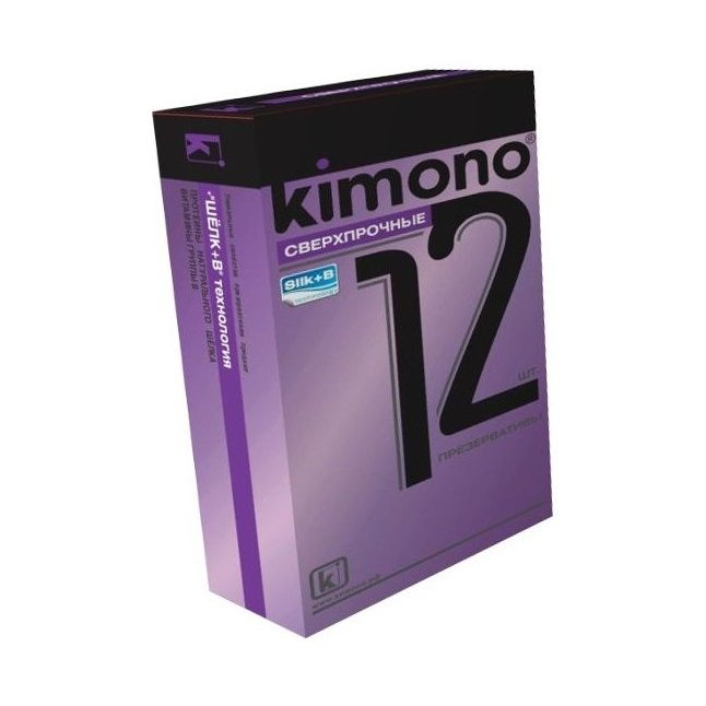 Сверхпрочные презервативы KIMONO - 12 шт