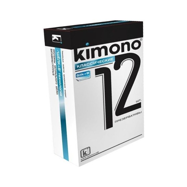 Классические презервативы KIMONO - 12 шт