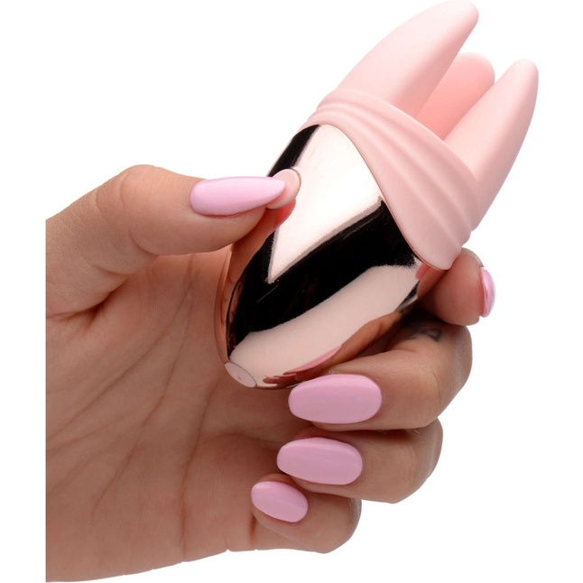 Розовый клиторальный массажер с щупальцами Vibrating Clit Teaser - Inmi. Фотография 3.