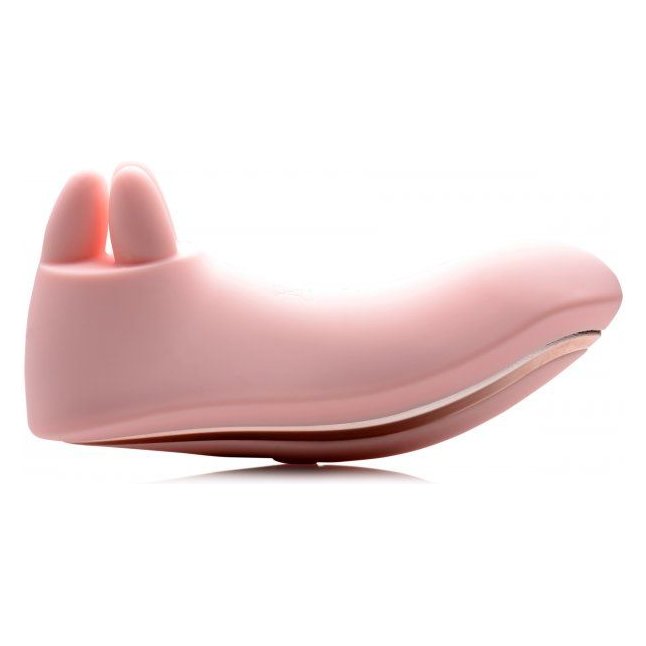 Розовый клиторальный массажер с щупальцами Vibrassage Fondle - Inmi