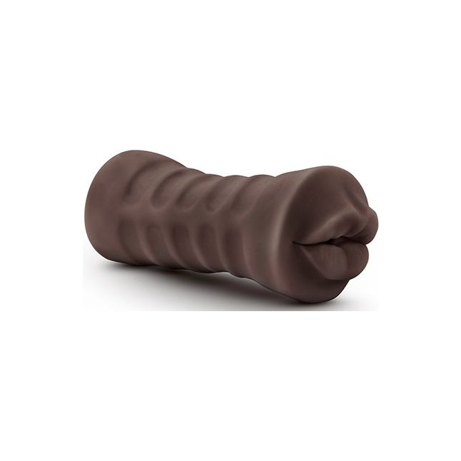 Коричневый мастурбатор-ротик Renee - Hot Chocolate. Фотография 3.