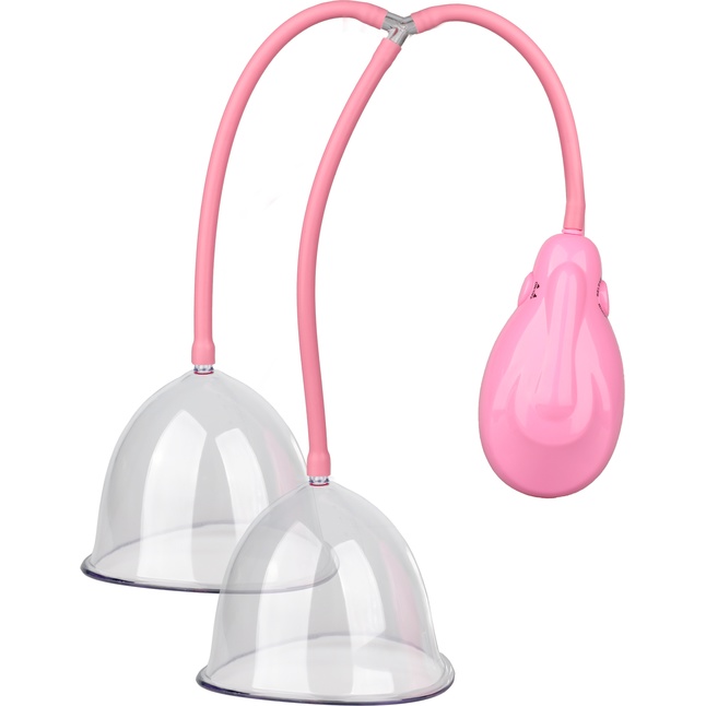 Двойная автоматическая вакуумная помпа для груди BREAST ENLARGEMENT PUMP - Pleasure Pumps