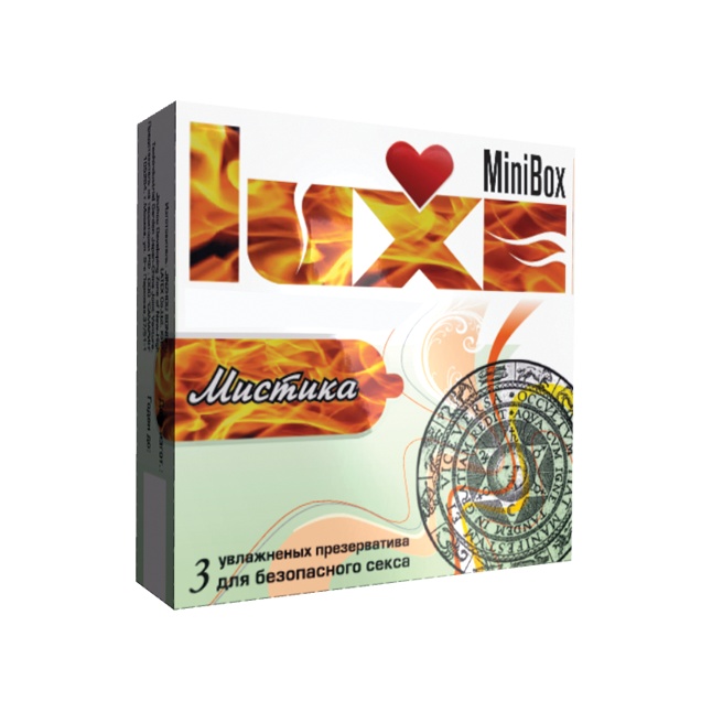 Презервативы Luxe Mini Box Мистика - 3 шт - Luxe Mini Box