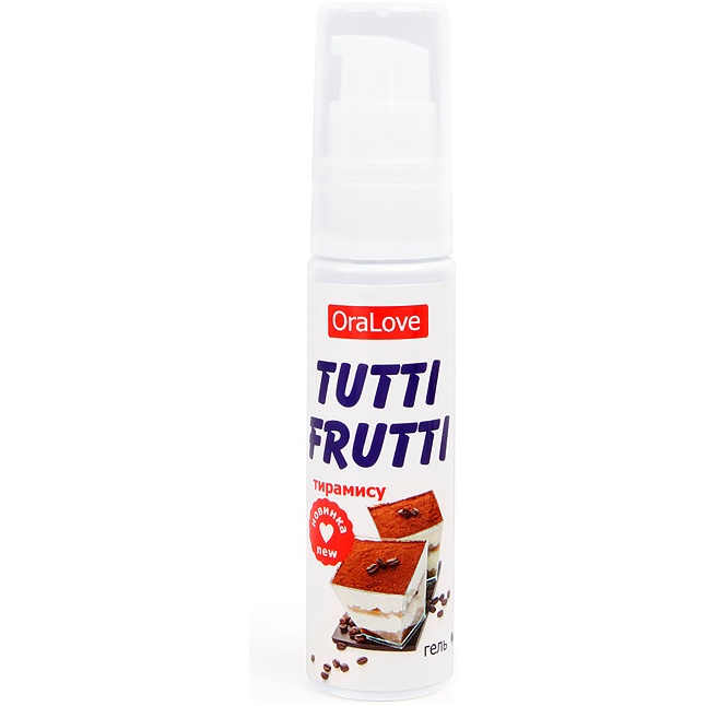 Гель-смазка Tutti-frutti со вкусом тирамису - 30 гр - Серия OraLove. Фотография 2.