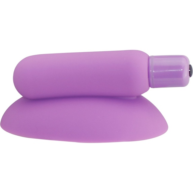 Фиолетовая вакумная помпа для клитора Naughty Kiss. Фотография 2.