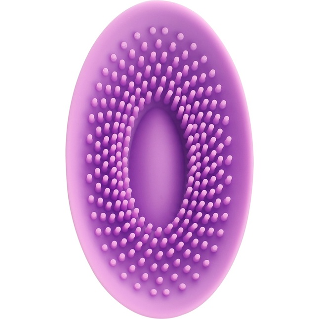 Фиолетовая вакумная помпа для клитора Naughty Kiss. Фотография 3.