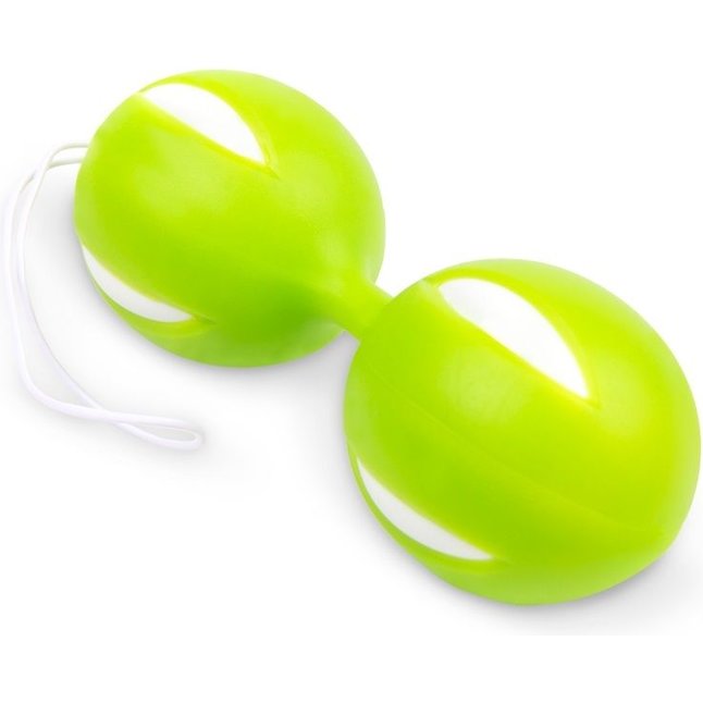 Зеленые вагинальные шарики с петелькой. Фотография 2.