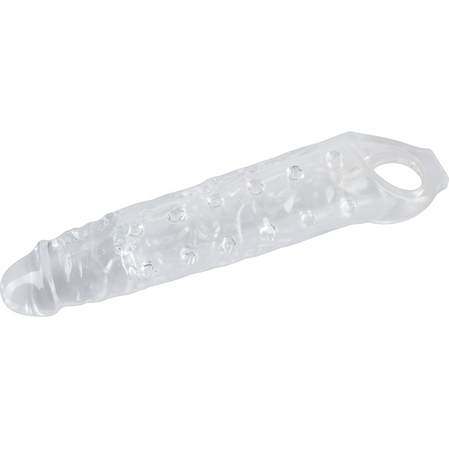Прозрачная закрытая насадка Crystal Skin Penis Sleeve - 27,8 см - You2Toys. Фотография 2.