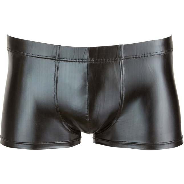 Мужские трусы-шорты из wet-look материала с эрекционным кольцом - Svenjoyment underwear. Фотография 5.