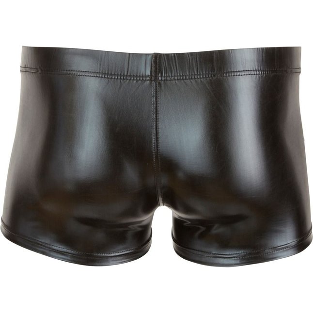 Мужские трусы-шорты из wet-look материала с эрекционным кольцом - Svenjoyment underwear. Фотография 6.