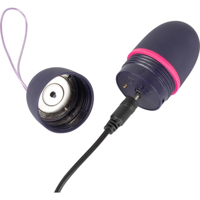 Темно-фиолетовое виброяйцо с пультом ДУ Remote Controlled Love Bullet - You2Toys. Фотография 4.