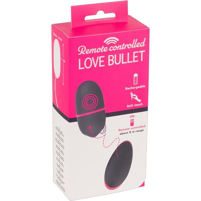 Темно-фиолетовое виброяйцо с пультом ДУ Remote Controlled Love Bullet - You2Toys. Фотография 5.