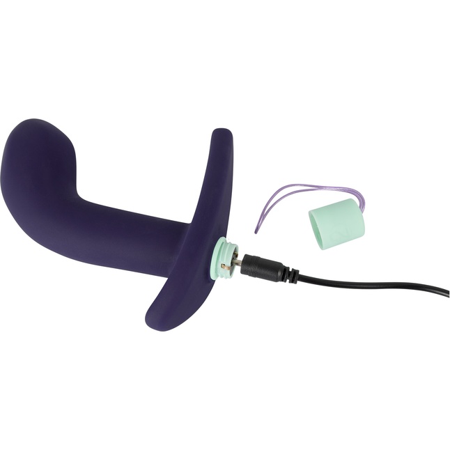Темно-фиолетовый вибростимулятор простаты с пультом ДУ Remote Controlled Prostate Plug - You2Toys. Фотография 4.
