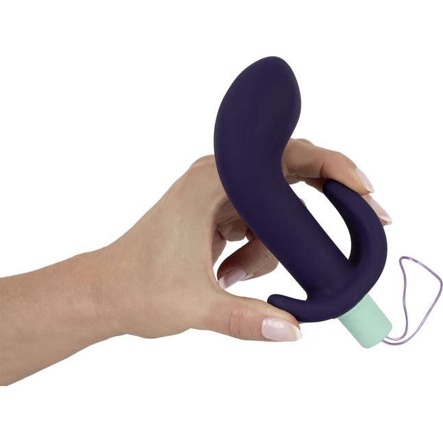 Темно-фиолетовый вибростимулятор простаты с пультом ДУ Remote Controlled Prostate Plug - You2Toys. Фотография 9.