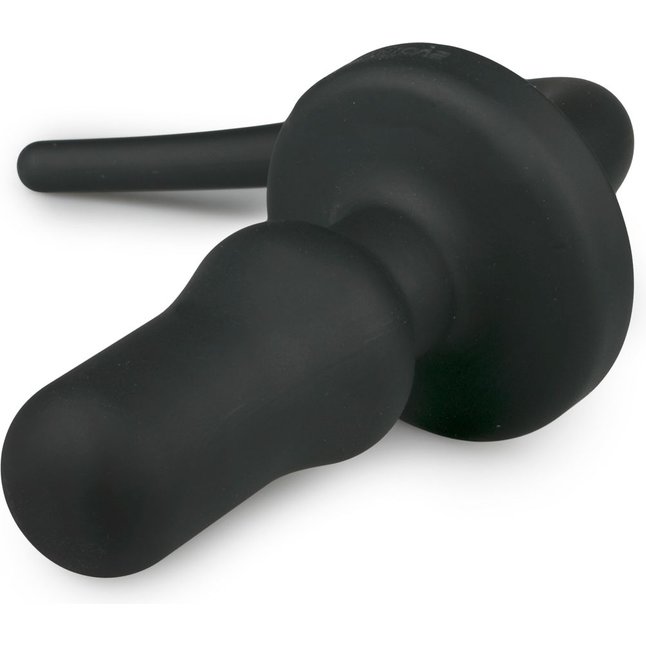 Черная анальная втулка Dog Tail Plug с хвостом - Fetish Collection. Фотография 2.