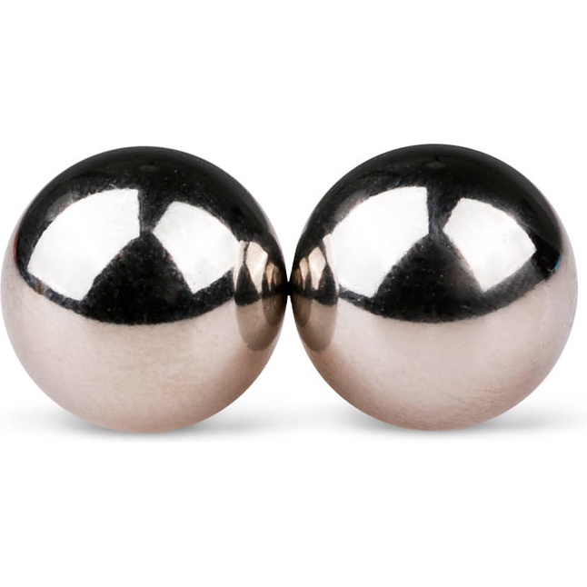 Серебристые вагинальные шарики без сцепки Ben Wa Balls - Geisha Collection