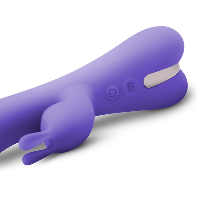 Фиолетовый вибратор-кролик Trix Rabbit Vibrator - 22,5 см - Good Vibes Only. Фотография 3.