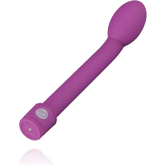 Фиолетовый вибратор для точки G Easytoys G-Spot Vibrator - 21 см - Vibe Collection. Фотография 2.