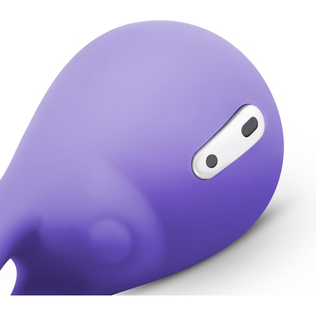 Фиолетовый клиторальный стимулятор Tedy - Good Vibes Only. Фотография 4.