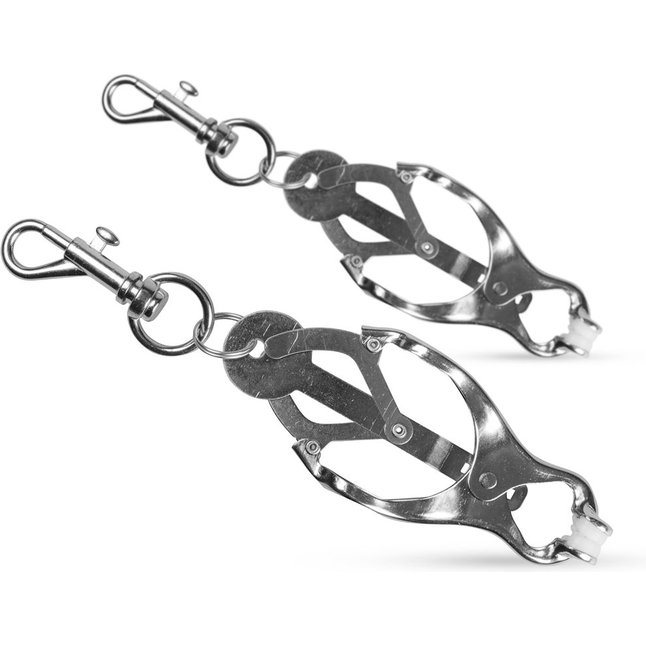 Зажимы на соски Easytoys TJapanese Clover Clamps With Clips - Fetish Collection