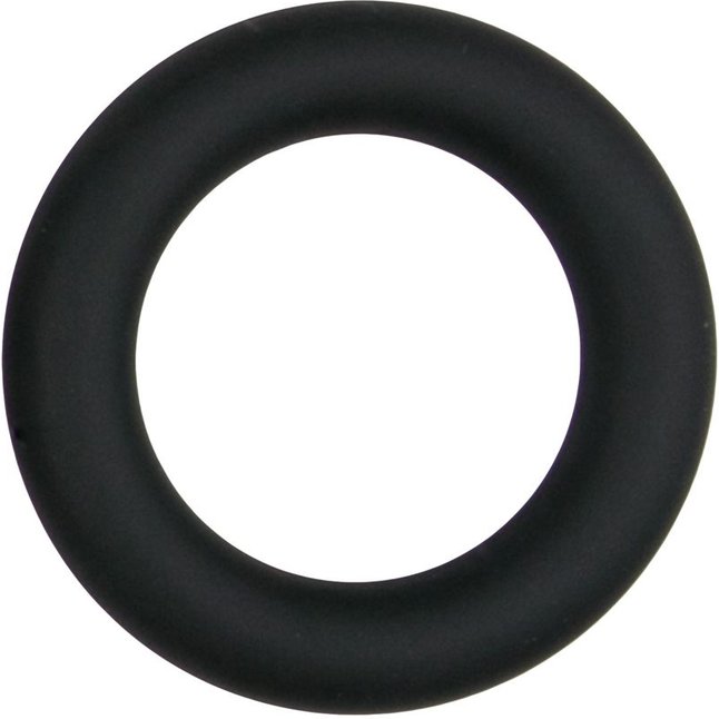 Черное эрекционное кольцо Silicone Cock Ring Small - Men Only