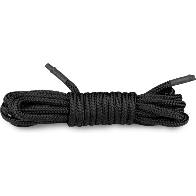 Черная веревка для бондажа Easytoys Bondage Rope - 5 м - Fetish Collection. Фотография 2.