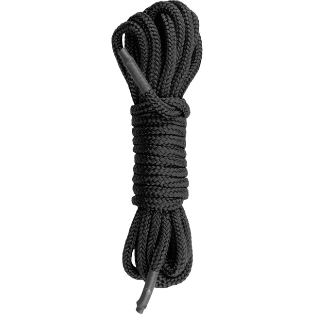 Черная веревка для бондажа Easytoys Bondage Rope - 5 м - Fetish Collection
