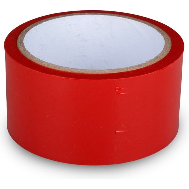 Красная лента для бондажа Easytoys Bondage Tape - 20 м - Fetish Collection