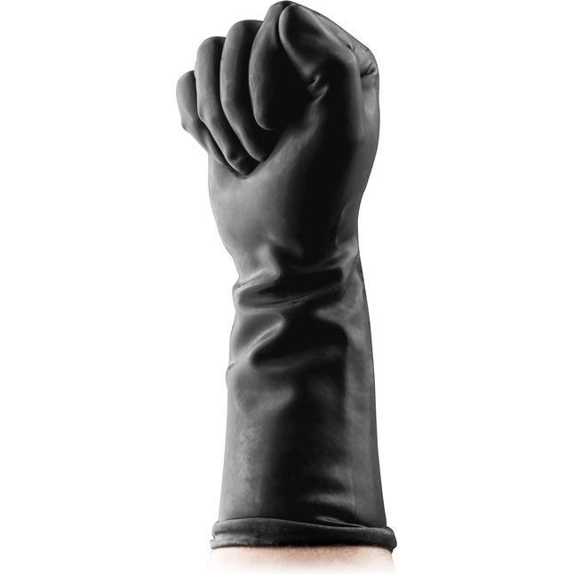 Черные латексные перчатки для фистинга Fisting Gloves - BUTTR