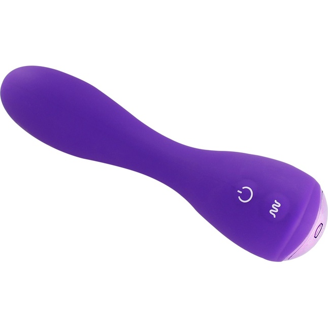 Фиолетовый вибратор Perfect G-Spot - 16,2 см. Фотография 2.