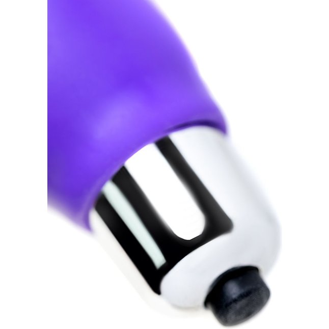 Фиолетовый мини-вибратор Зайчик. Фотография 8.