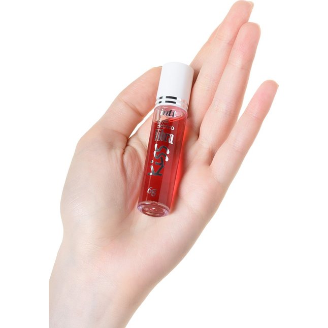 Блеск для губ Gloss Vibe Strawberry с эффектом вибрации и клубничным ароматом - 6 гр. Фотография 6.