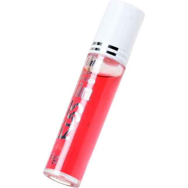 Блеск для губ Gloss Vibe Strawberry с эффектом вибрации и клубничным ароматом - 6 гр