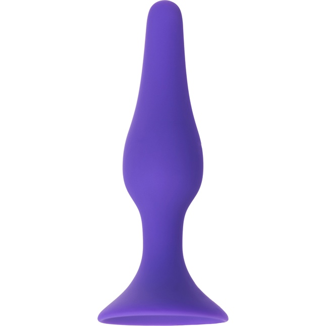 Фиолетовая анальная пробка - 12,5 см. Фотография 3.