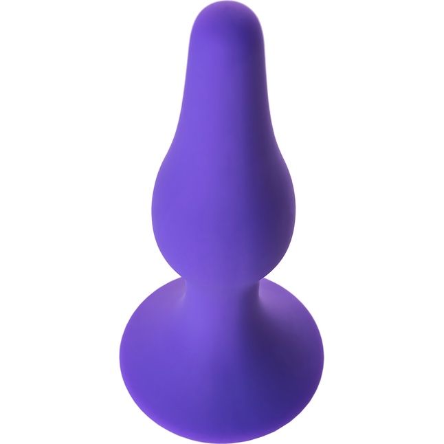 Фиолетовая анальная пробка - 12,5 см. Фотография 4.