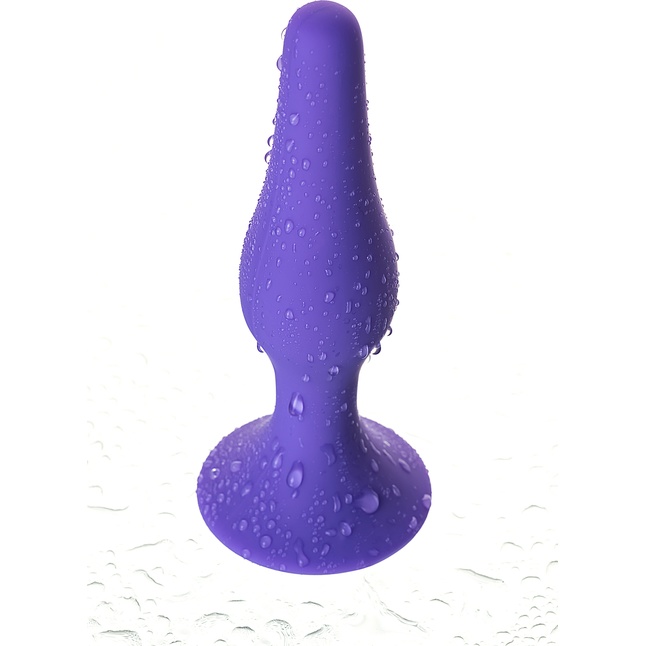 Фиолетовая анальная пробка - 12,5 см. Фотография 7.