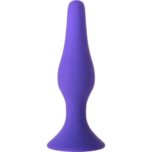 Фиолетовая анальная пробка - 11,3 см