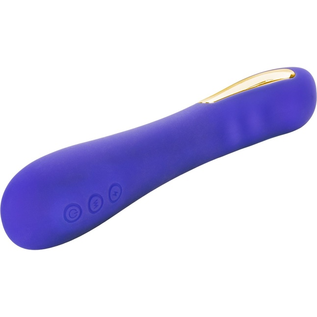 Фиолетовый вибратор с электростимуляцией Intimate E-Stimulator Petite Wand - 18,5 см - Impulse. Фотография 4.