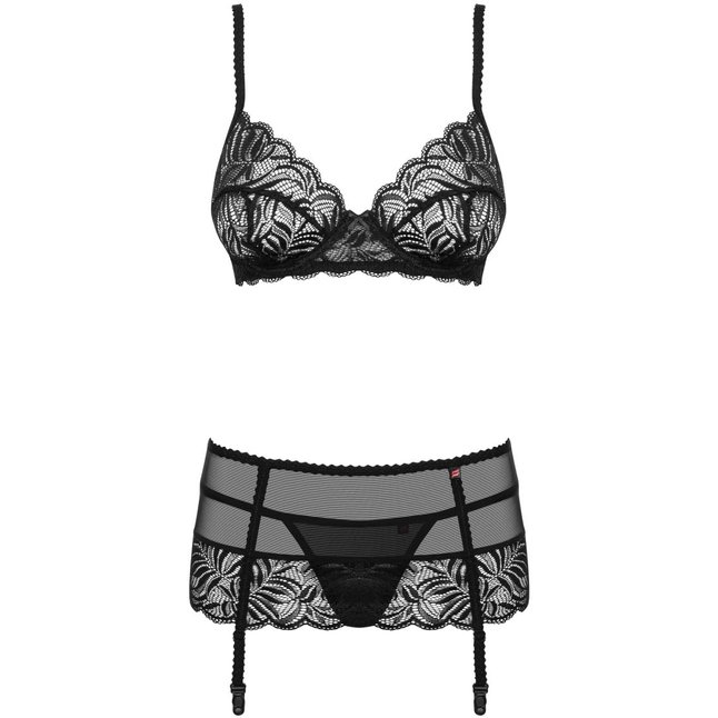 Изысканный комплект Contica с поясом для чулок - Sexy. Фотография 4.