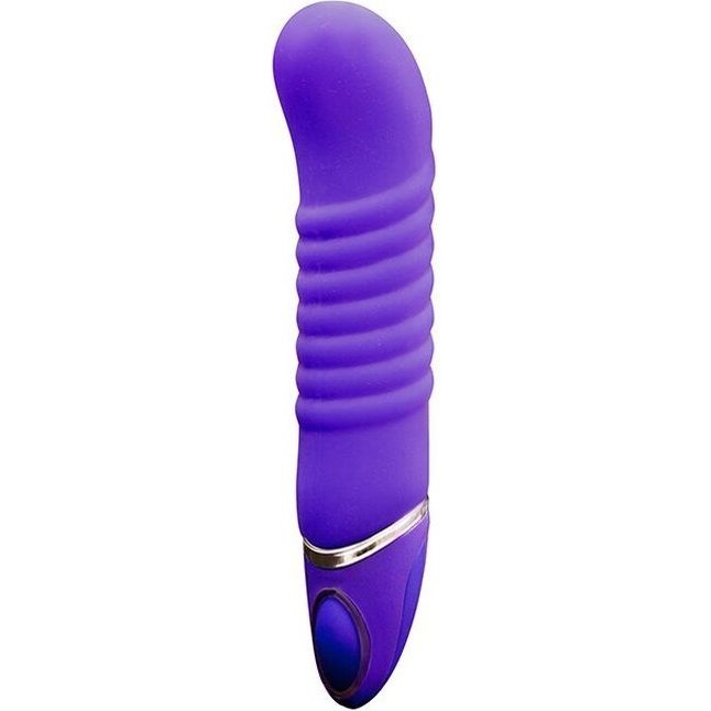 Фиолетовый перезаряжаемый вибратор PROVIBE - 14 см