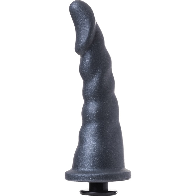 Черная насадка для страпона Axel - 17,5 см - RealStick Strap-On