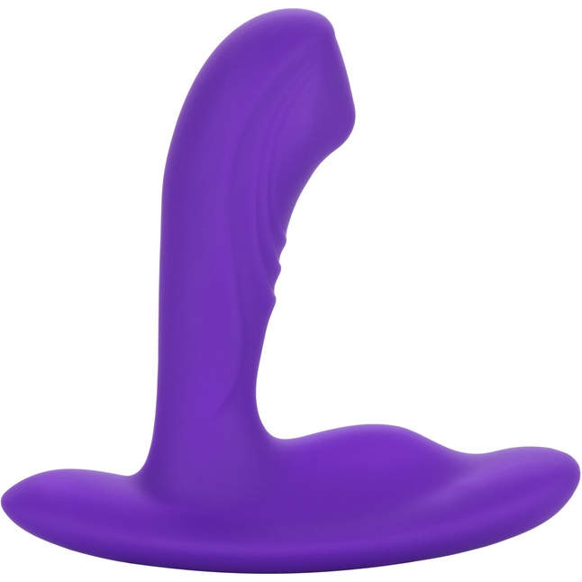 Фиолетовый вибромассажёр простаты Silicone Remote Pinpoint Pleaser. Фотография 3.