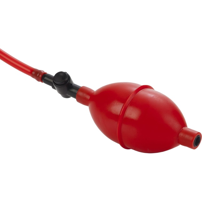 Анальная пробка Expandable Butt Plug с функцией подкачки - 9,5 см - Anal Toys. Фотография 6.