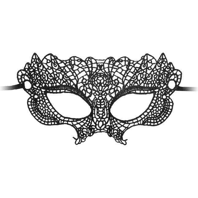 Черная кружевная маска Princess Black Lace Mask - Ouch!
