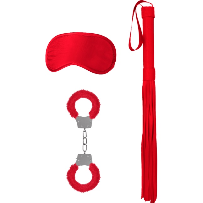 Красный набор для бондажа Introductory Bondage Kit №1 - Ouch!