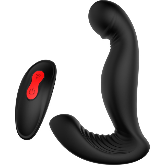 Черный вибромассажер простаты SWIRLING P-PLEASER - Cheeky Love. Фотография 3.