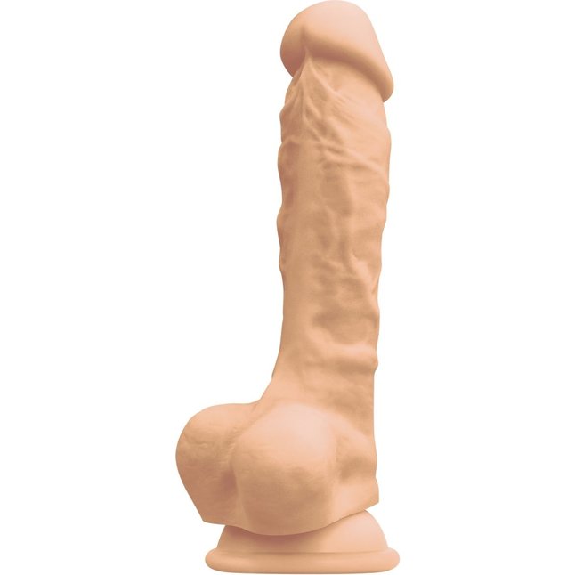 Телесный фаллоимитатор на присоске 7 Dildo - 22,3 см - Colours