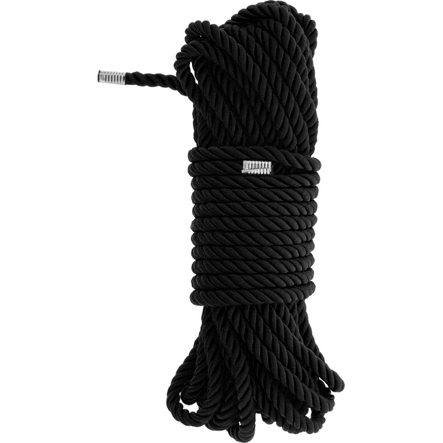 Черная веревка для бондажа BONDAGE ROPE - 10 м - Blaze