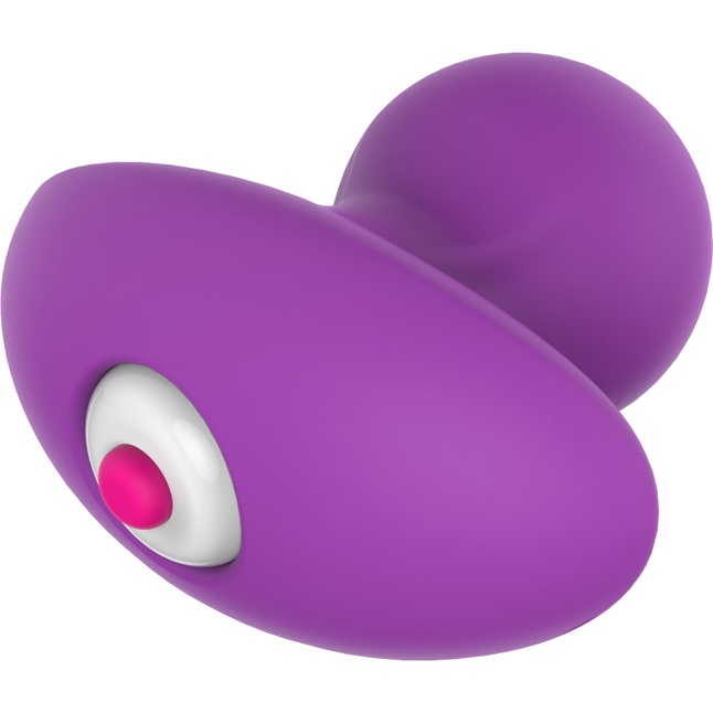 Фиолетовая вибропробка PLEASURE KNOB - 6,5 см - Vibes of Love. Фотография 3.