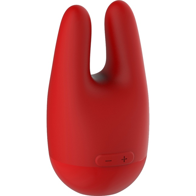 Красный клиторальный стимулятор HEBE - 10,6 см - Red Revolution. Фотография 3.